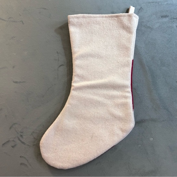 Set of 2 Christmas stockings (snowflakes & trees appliqués) - Picture 4 of 7